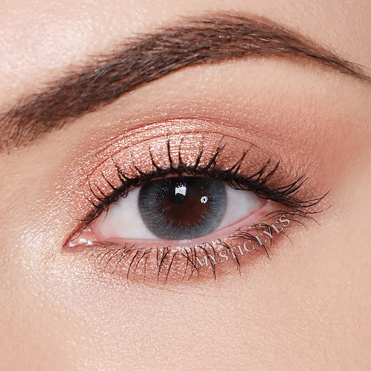 Bambi Space Grey Glitter Colored Contact Lenses