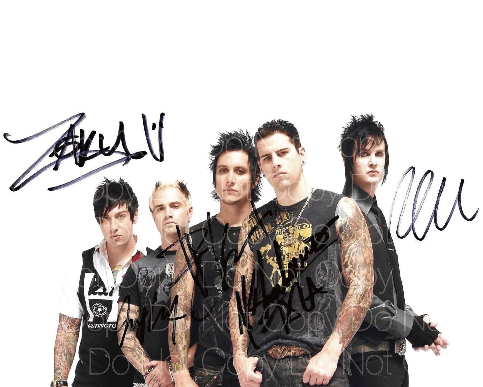 Avenged Sevenfold A7X signed 8X10 Photo Poster painting picture poster autograph RP