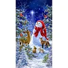 Winter Snowman - Full Round/Square Diamond Painting(75*40cm)