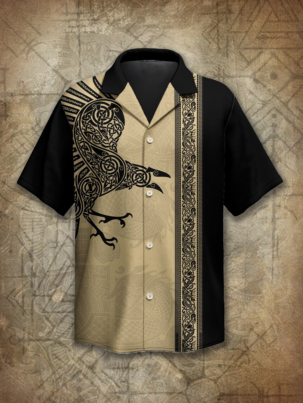 Viking Raven Soul Norse Legends Spirit Power Heritage Hawaiian Shirt / Rvogue / Rvogue