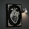 (30x40cm)DIY Pearl Painting Framed Heart Handmade Pearl Material Art Kit Living Room Decor