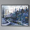 Winter Night - 14CT Stamped Cross Stitch 54*43cm/21.26*16.93in
