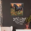 Cheval-Plein diamant rond peinture-30 * 30cm