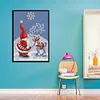 Santa Claus Elk-14CT Stamped Cross Stitch Kit(22*18cm)