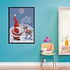 Stamped Cross Stitch-Santa Claus Elk (18x22cm)