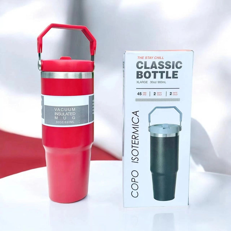 Casual Solid Color 201 Stainless Steel 304 Stainless Steel Thermos Cup 1 Piece