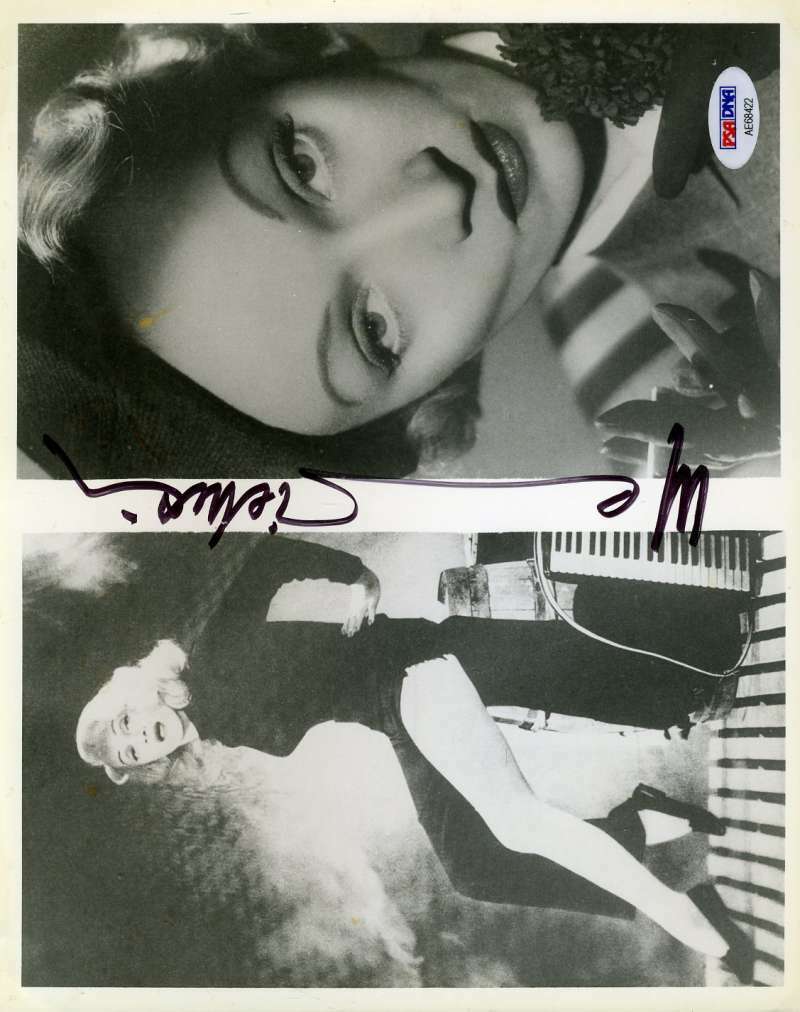 Marlene Dietrich Psa Dna Hand Signed 8x10 Photo Poster painting Authentic Autograph