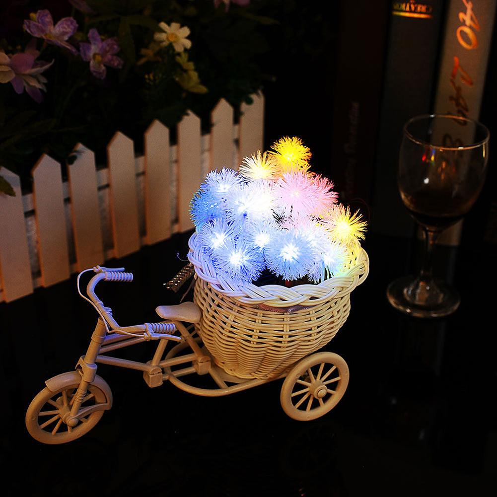 

8-modes Acrylic Stab Ball Solar 30 LED Fairy-Curtain String Night Light, 501 Original