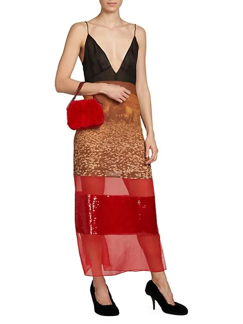 Stella McCartney Mini Faux Fur Shoulder Bag