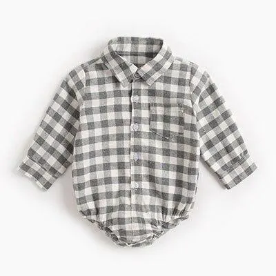 Infants Cowboy Rompers Baby Bodysuit Long Sleeve Cute Pure Color Romper New 2019 Autumn Winter Girls Baby Girl Clothes Jumpsuit