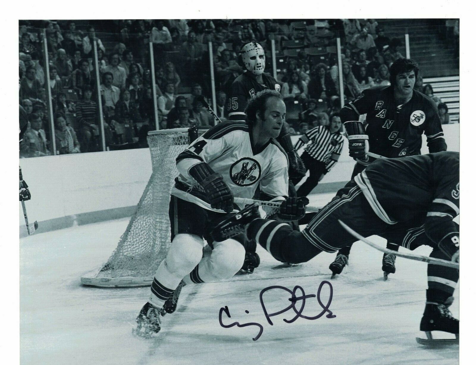 Craig Patrick Kansas City Scouts Signed 8 x 10