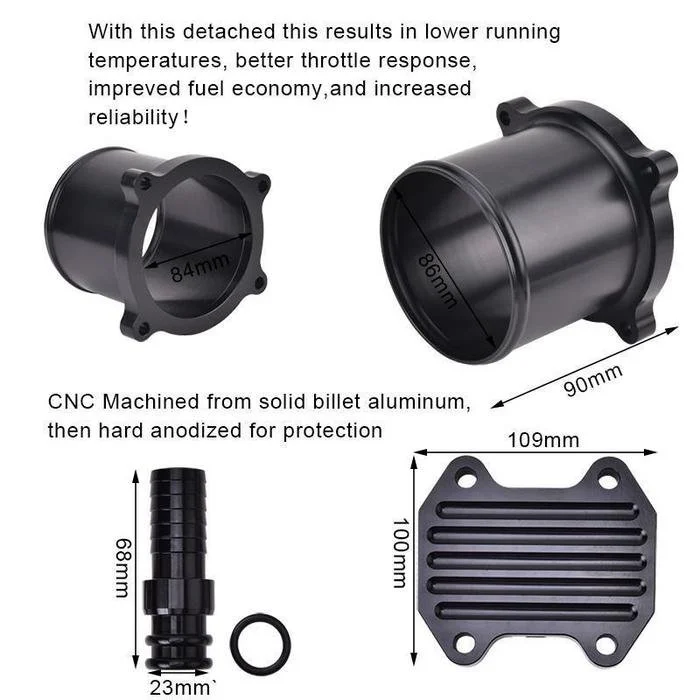 Garlaven For 2013-2018 Ram 6.7L Cummins Diesel EGR Plate Cooler & Throttle Valve Delete Kit