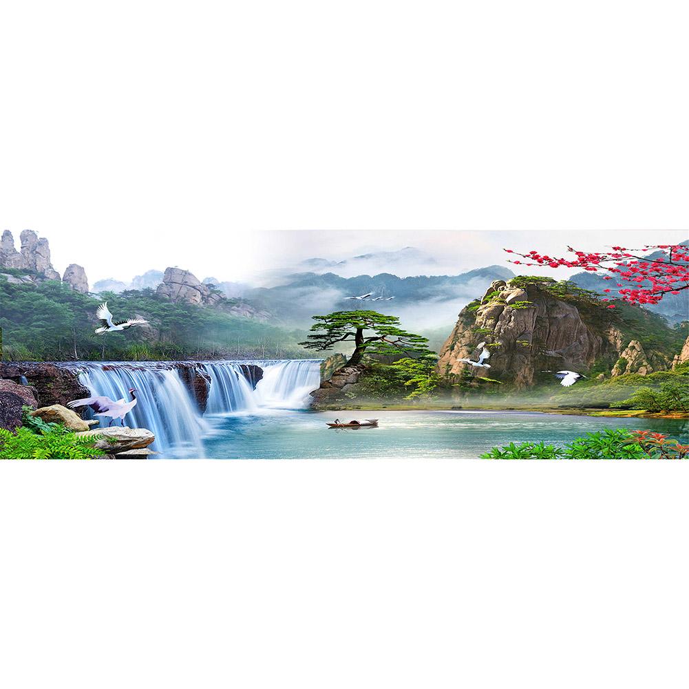 

80*30CM - Round Drill Diamond Painting - Spring, 501 Original