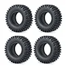 AMK 4Pcs 1.0" Rubber All Terrain Tires 25x50x20mm for 1/24 RC Crawler Cars Axial SCX24 90081 1/18 TRX4M (4PCS)
