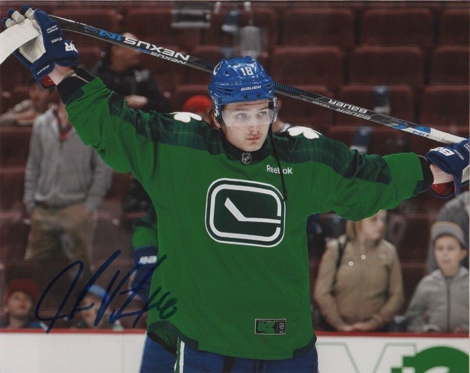 Vancouver Canucks Jake Virtanen Autographed Signed 8x10 NHL Photo Poster painting COA #13