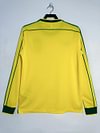 1998 Retro Long Sleeve Brazil Soccer Jersey Home 1:1 Thai Quality love fball