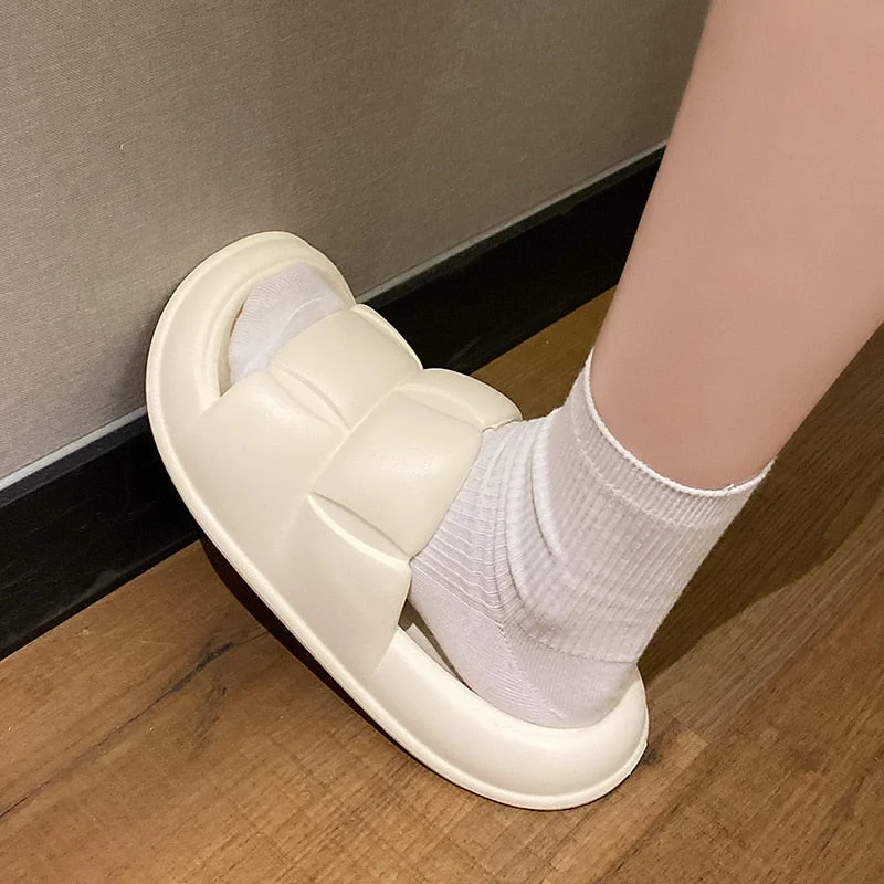Rimocy 2022 Summer Slippers Women EVA Soft Sole Sandals Leisure Beach Shoes Woman Thick Platform Bathroom Home Slides Plus Size