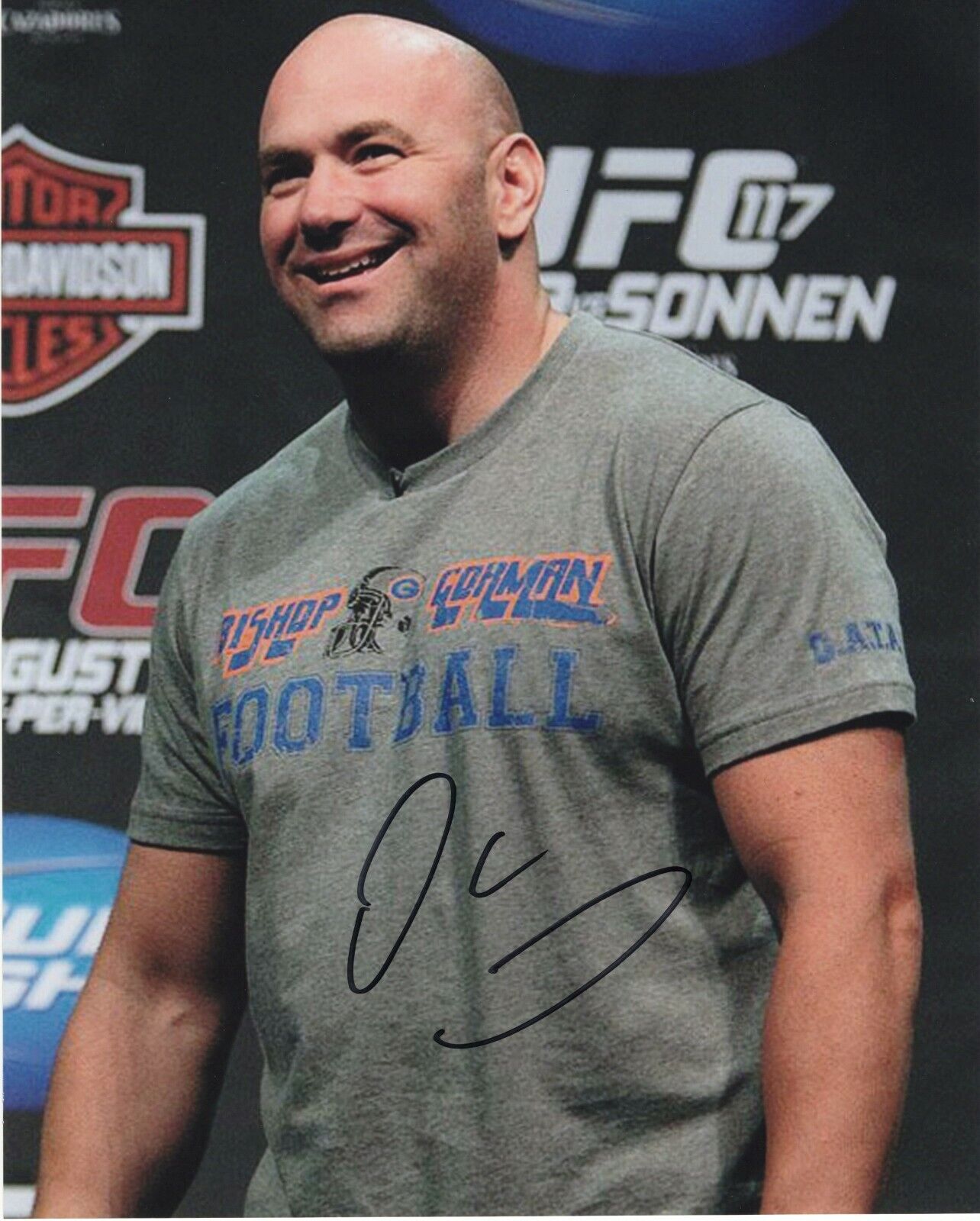 DANA WHITE SIGNED AUTOGRAPH 8X10 UFC MMA PROOF #5