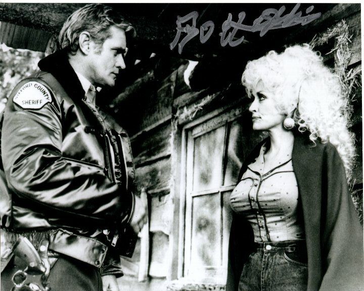 BO HOPKINS signed 8x10 A SMOKY MOUNTAIN CHRISTMAS w/ DOLLY PARTON 8x10 Photo Poster painting