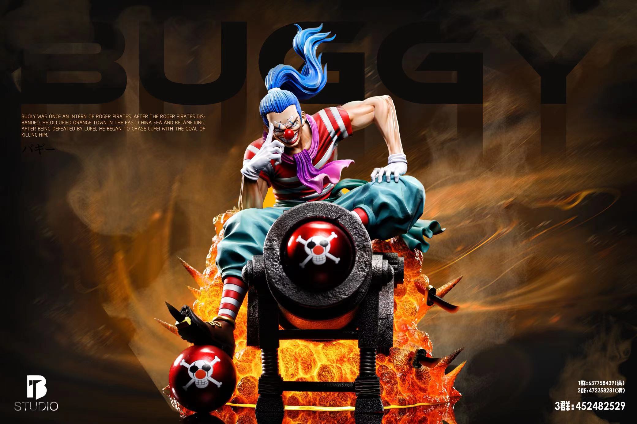 PRE-ORDER T Studio One Piece Buggy Statue(GK)