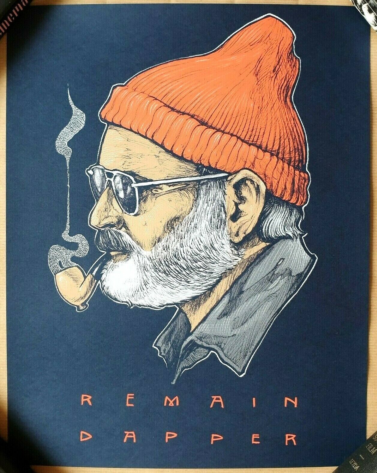 ZACH LANDRUM - ZISSOU Screen Print Mini Poster /200 Bill Murray Wes Anderson