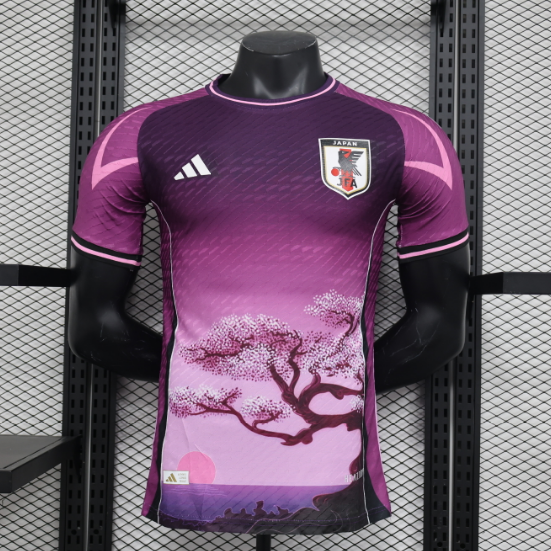 2024 Japan Special Edition Purple Player Version Football T-Shirt Thai Quality