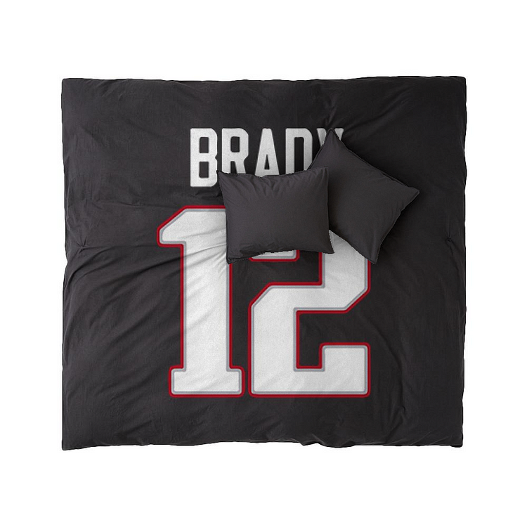 The Number 12 Is Tom Brady, Football Duvet Cover Set