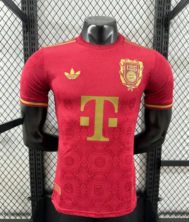 2025-26 Bayern 125th Anniversary Edition Jersey Player Edition