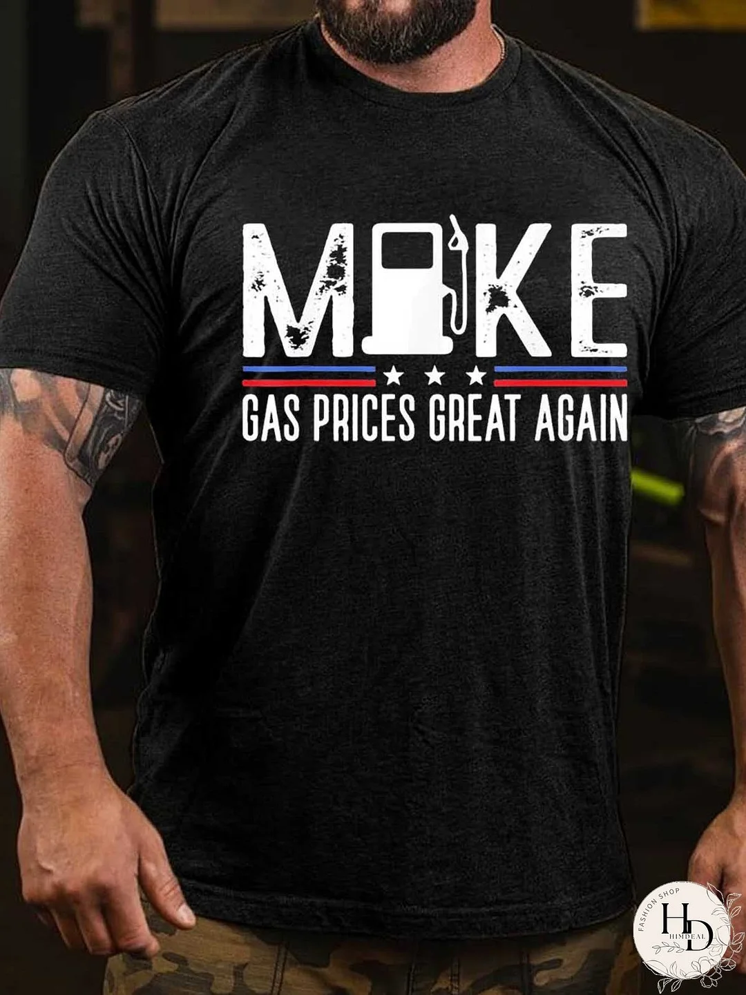 Los hombres hacen que los precios del gas sean geniales otra vez bomba de gas Anti Biden Meme camiseta diciendo Top
