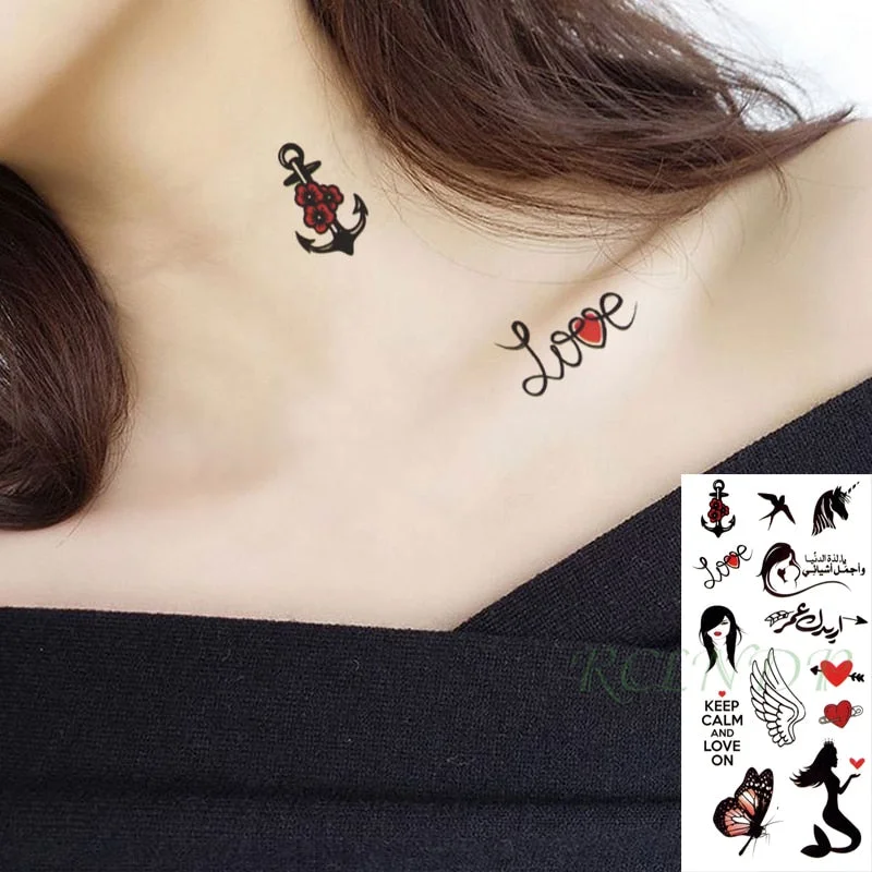 Waterproof Temporary Tattoo Sticker protector of Ancient Egypt Egyptian totem Anubis fake tatto flash tatoo for men women girl
