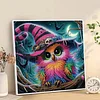 Diamond Painting - Partial Special Shaped Drill - Halloween Owl(Canvas|30*30cm)
