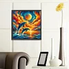 Diamond Painting-DIY Full Round Drill Dolphin(40*40CM)