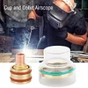 TIG Welding Torch Kit Glass Cup Collet Gas Lens 1.6mm/2.4mm Welding Nozzles