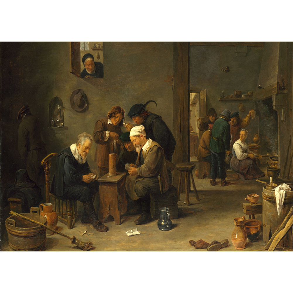 

45*35CM - Round Drill Diamond Painting - Famous Painting, 501 Original