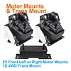 Engine Motor Mount Compatible with Fits 2007-2014 Tahoe Silverado Suburban Avalanche Sierra Yukon Escalade A5365HY 15854939 (3 PCS)