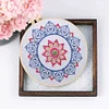 【Limited Stock Sale】Rain Lotus-DIY Embroidery Kit with Pattern Cotton Threads Needles Hoop 30*30cm/11.81*11.81in tapestrymarket