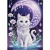 Diamond Painting-DIY Crystal Rhinestone Cat
