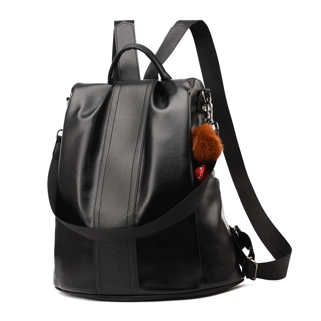 Women Backpack Purse PU Leather Anti-theft Backpack Casual Satchel Shoulder Bag for Girls