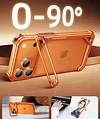 Compatible with iPhone 17 Pro Max/Pro+ Metal Frameless Phone Case