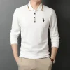 100% Cotton Business Casual Embroidered Polo Shirt