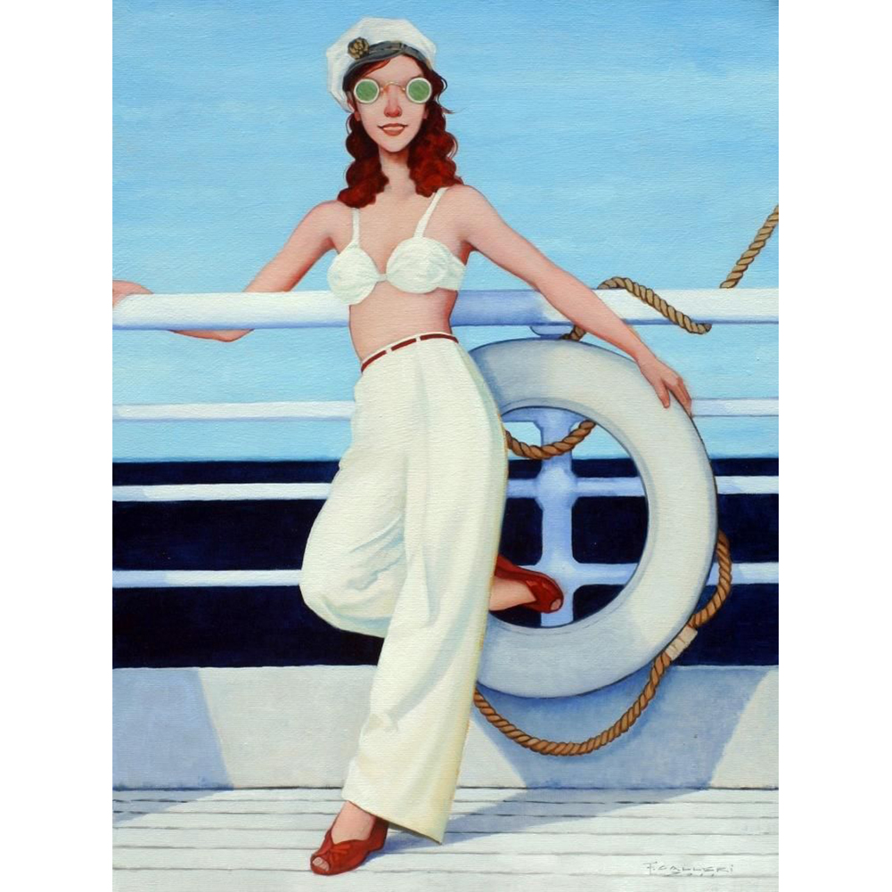 

Beach Girls - Round Drill Diamond Painting - 30*40CM, 501 Original
