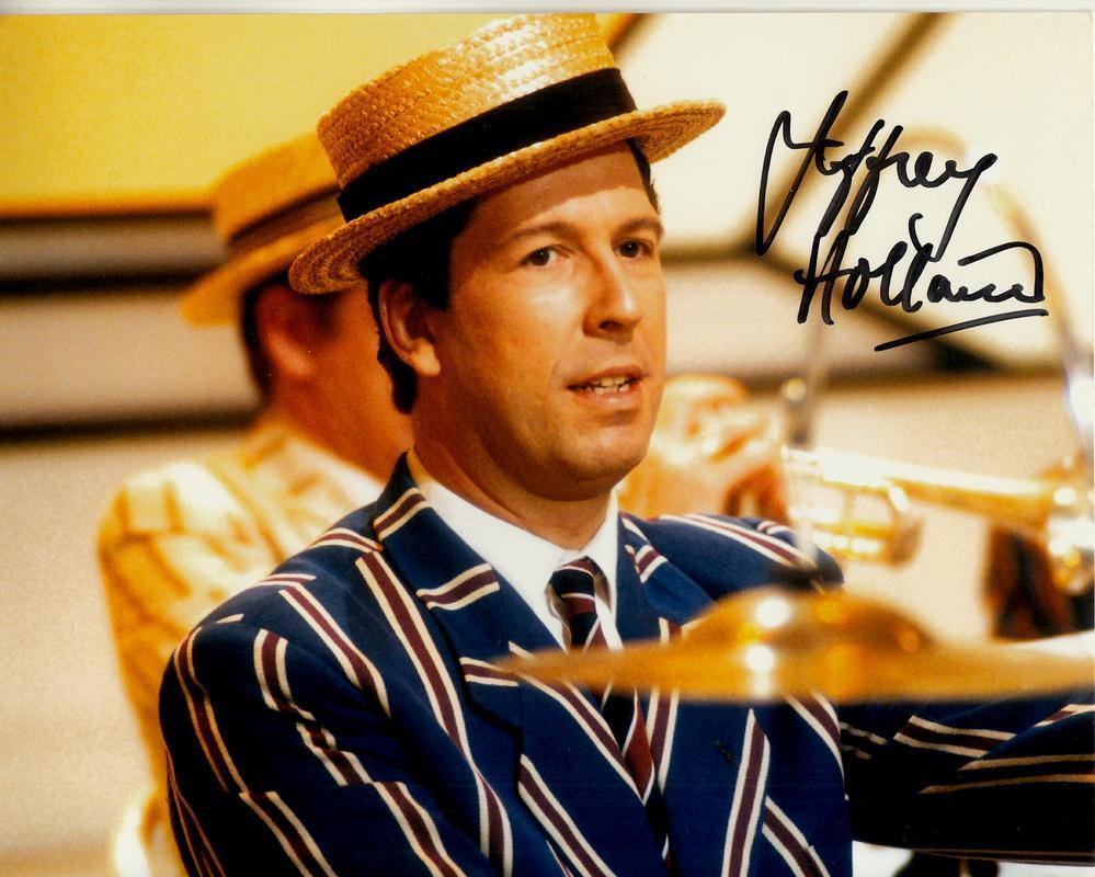 JEFFREY HOLLAND hand-signed HI-DE-HI 8x10 color closeup w/ UACC RD COA authentic