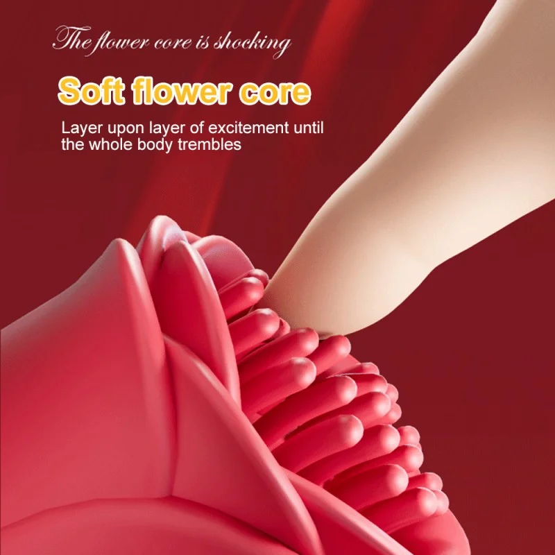 Blossa – Dual-ended Flower Vibrator, Soft Brush Head & G-spot Wand For Double Sensation