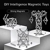 Magnetic Sticks and Balls(63pcs) Magnet Building Blocks Construction Set Educational Construction Stacking Toys for Adults and Kids