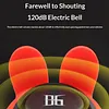 Silicone Electronic Bicycles Horn 5 Mode Non-Slip for Daily Commute Cycling