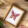 12pcs Butterfly-1 5D DIY Square Drill Diamond Painting Kits for Adults Beginners Home Decor Diamonds Paintings Gem Art 5.91x7.09in