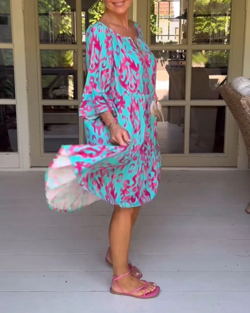 Zanaya - Relaxed Printed Dress