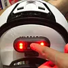 Motorcycle Helmet Safety Light USB Rechargeable Multi-Mode Flashing Helmet Light High Visibility Compact for Motorcycle Bike