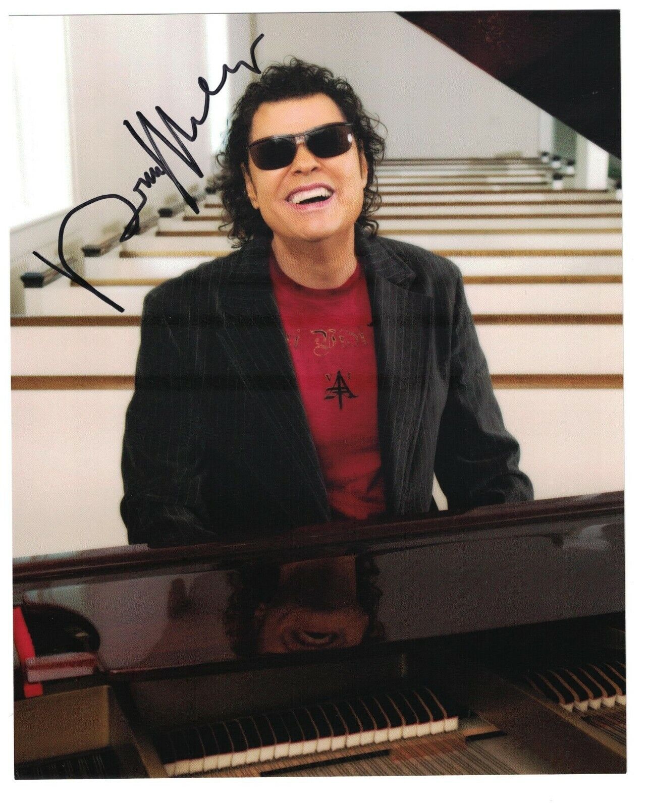 Ronnie Milsap Signed Autographed 8 x 10 Photo Poster painting Country Music Singer A