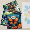 3PCS Butterfly Coloring Book Set Mindfulness Art Books for Adults 